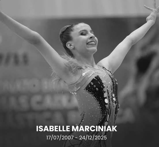 Esporte paranaense está em luto pelo falecimento da ginasta Isabelle Marciniak