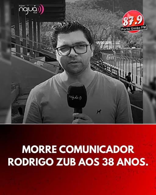 Jornalismo de Irati perde Rodrigo Zub, diretor de Jornalismo da Najuá