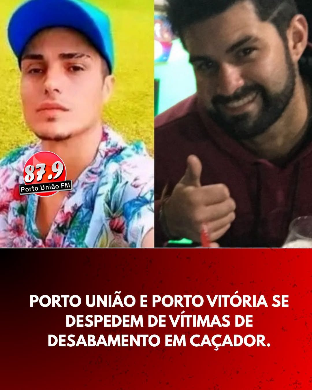 Porto União e Porto Vitória se despedem de trabalhadores mortos em desabamento em Caçador