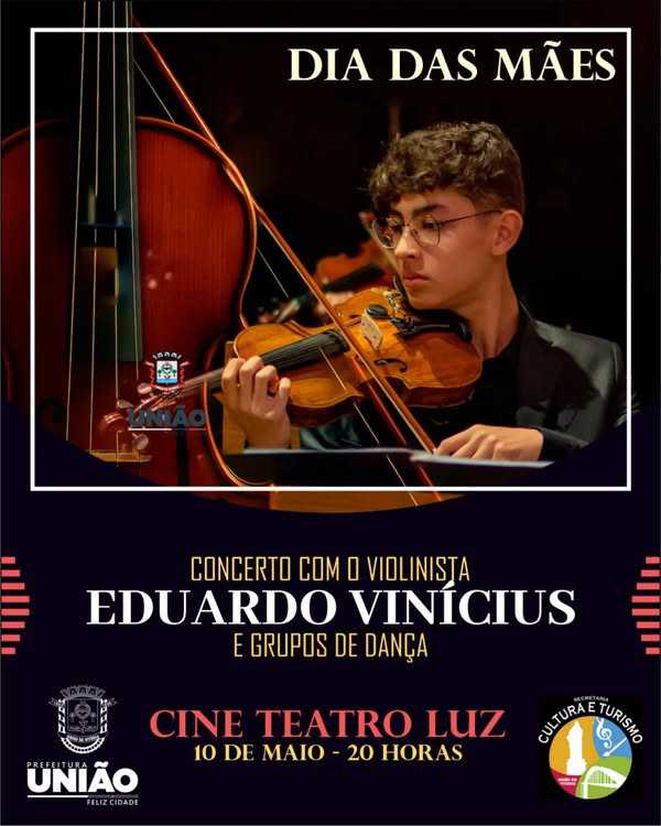 Cine Teatro Luz terá concerto de Dia das Mães neste final de semana