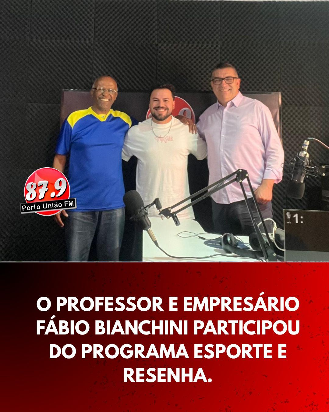 O professor e empresário Fábio Bianchini participou do programa Esporte e Resenha para falar sobre os benefícios da dança e da prática de atividades físicas na melhoria da qualidade de vida.